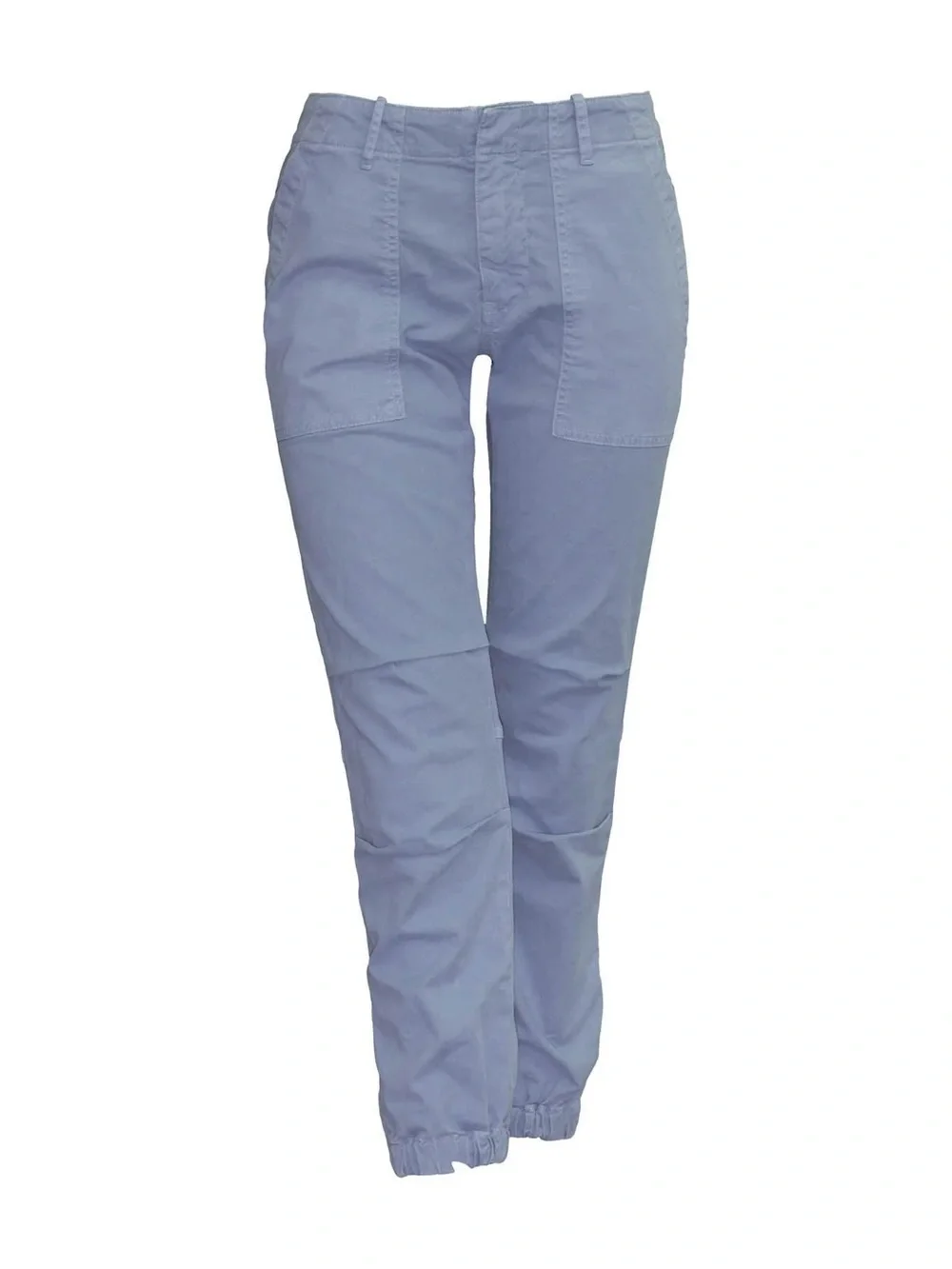 Nili Lotan Cropped Military Pants Slate Blue